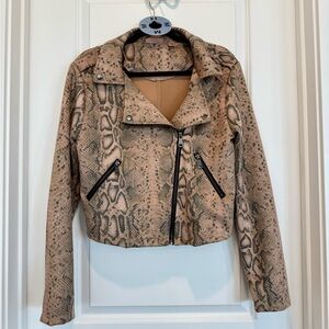Snake Print Jacket